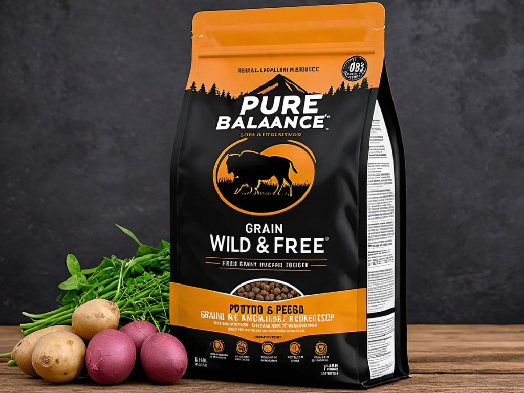 Pure Balance Wild & Free Grain-Free Dry Dog Food with Real Bison & Venison, Pea & Potato Recipe